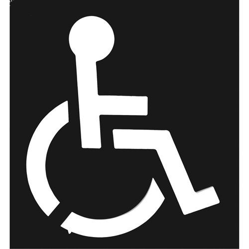 Parking Lot Stencils, English, 37" x 43" Seaboard Timber Mart