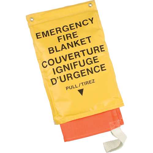 Emergency Fire Blankets, Fibreglass, 72"L x 72"W Seaboard Timber Mart