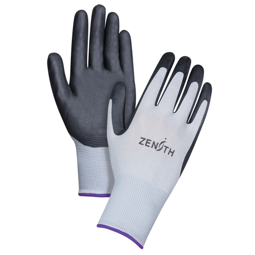 Gants l&eacute;gers enduits et respirants, 6/T-petit, R&ecirc;vetement Mousse de nitrile, Calibre 13, Enveloppe en Polyester Seaboard Timber Mart
