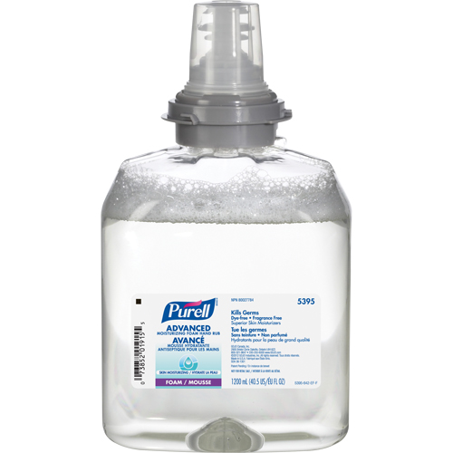 D&eacute;sinfectant pour les mains avanc&eacute; en mousse hydratante TFX, 1200 ml, Cartouche de recharge, 70 % alcool Seaboard Timber Mart