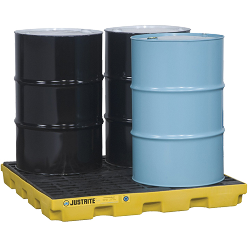 EcoPolyBlend Accumulation Centers, 49 US gal. Spill Capacity, 49" x 49" x 5.5" Seaboard Timber Mart
