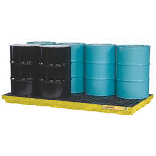 EcoPolyBlend Accumulation Centers, 98 US gal. Spill Capacity, 97" x 49" x 5.5" Seaboard Timber Mart