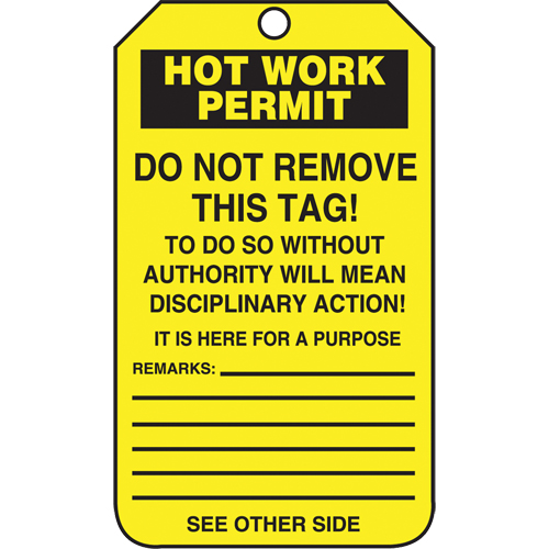 &eacute;tiquettes de s&eacute;curit&eacute; d'inspection et de contr&ocirc;le de l'&eacute;tat de l'&eacute;quipement, Papier cartonn&eacute;, 3-1/8" la x 5-7/8" h, Anglais Seaboard Timber Mart