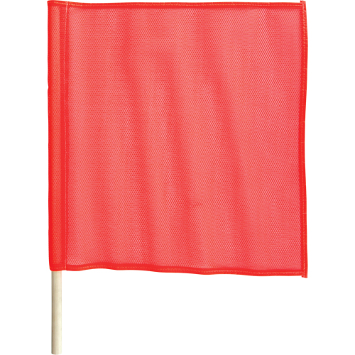 Traffic Safety Flags, Mesh, With Handle Seaboard Timber Mart