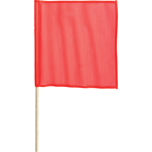 Traffic Safety Flags, Mesh, With Handle Seaboard Timber Mart