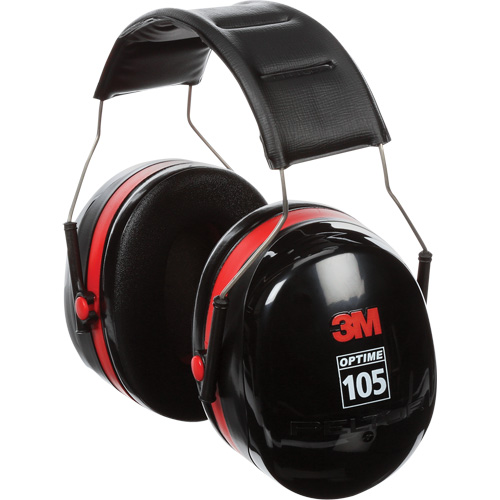 Peltor Optime 105 Series Earmuffs, Headband, 30 NRR dB Seaboard Timber Mart