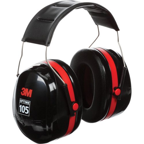 Peltor Optime 105 Series Earmuffs, Headband, 30 NRR dB Seaboard Timber Mart