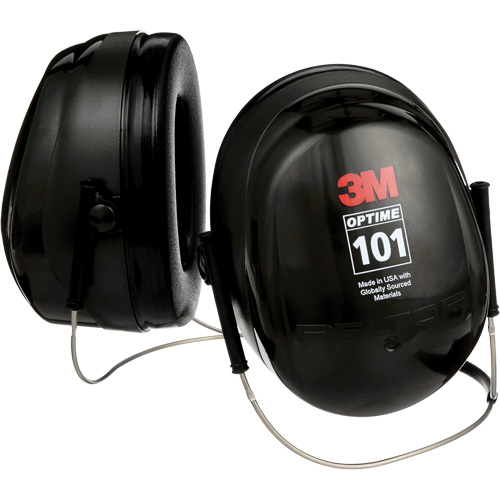 Peltor Optime 101 Series Earmuffs, Neckband, 26 NRR dB Seaboard Timber Mart