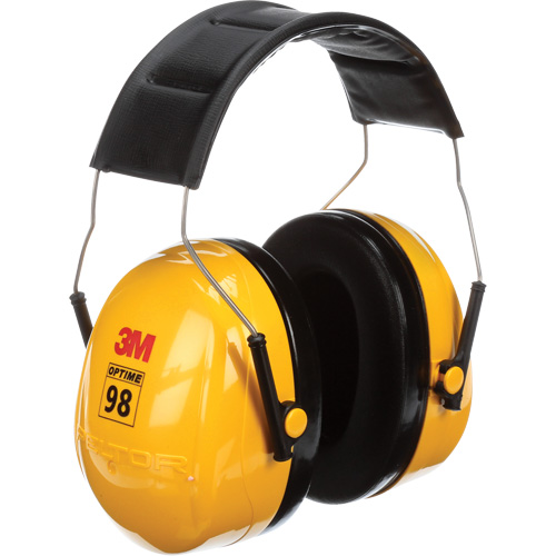 Peltor Optime 98 Series Earmuffs, Headband, 25 NRR dB Seaboard Timber Mart