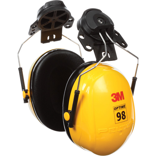 Serres-t&ecirc;tes de s&eacute;rie Peltor Optime 98, Fixation pour casque, 23 NRR dB Seaboard Timber Mart