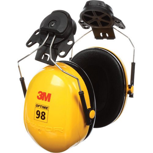 Serres-t&ecirc;tes de s&eacute;rie Peltor Optime 98, Fixation pour casque, 23 NRR dB Seaboard Timber Mart