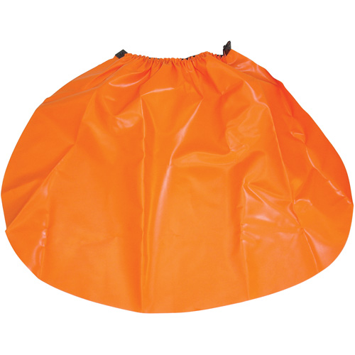 &eacute;cran anti-pluie pour casque de s&eacute;curit&eacute;, Taille unique, Orange, Nylon/PVC Seaboard Timber Mart