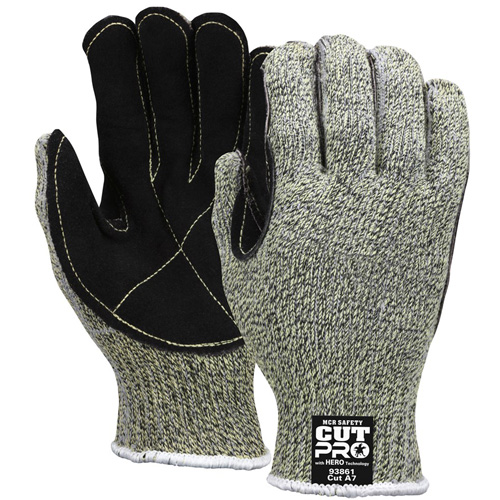 Hero Cut Resistant Gloves, Size Small/7, 7 Gauge, HDPE/Kevlar&reg;/Stainless Steel Shell, ANSI/ISEA 105 Level 4 Seaboard Timber Mart