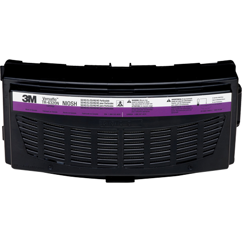 Cartouche pour appareils de protection respiratoire (APR) &agrave; &eacute;puration d'air motoris&eacute; Versaflo, Gaz acide/Filtre P100, Paquet de 1 Seaboard Timber Mart