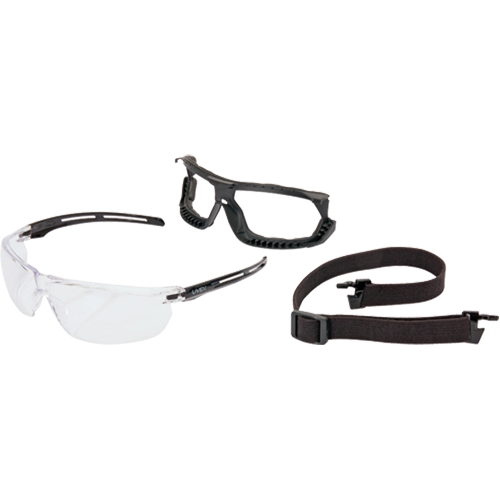 Lunettes de s&eacute;curit&eacute; &eacute;tanches Uvex Tirade, Lentille Transparent, Antibu&eacute;e, ANSI Z87+/R&eacute;pond ou surpasse la norme CSA Z94.3 Seaboard Timber Mart