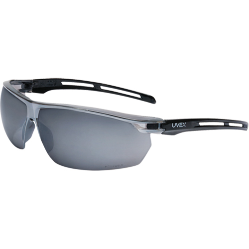 Lunettes de s&eacute;curit&eacute; &eacute;tanches Uvex Tirade, Lentille Argent/Miroir, Antibu&eacute;e, ANSI Z87+/R&eacute;pond ou surpasse la norme CSA Z94.3 Seaboard Timber Mart