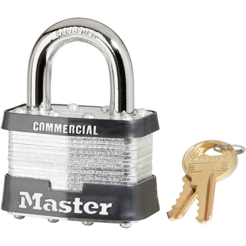 Cadenas lamin&eacute;, Argent, Cl&eacute;s identiques, Acier lamin&eacute;, Largeur de 2" Seaboard Timber Mart