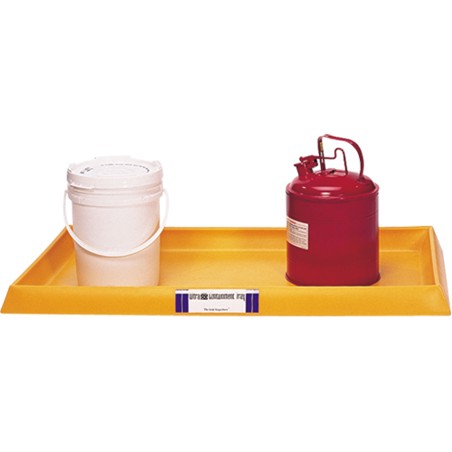 Ultra-Containment Tray&reg;, 54" L x 29.8" W x 3.5" H, 16.5 US gal. Spill Capacity Seaboard Timber Mart