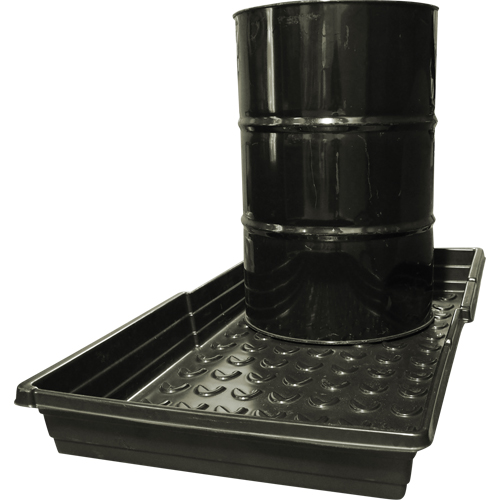 Drum Decks, 30.5" L x 57" W x 6" H, 33 US gal. Spill Capacity Seaboard Timber Mart