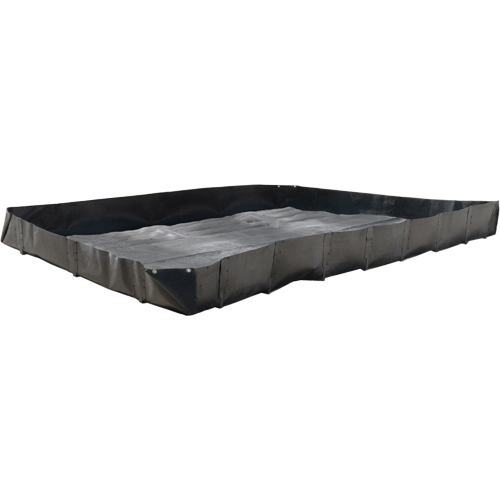 Economy Berms, 119 gal. Capacity, 4' W x 4' L x 12" H, L-Bracket Seaboard Timber Mart