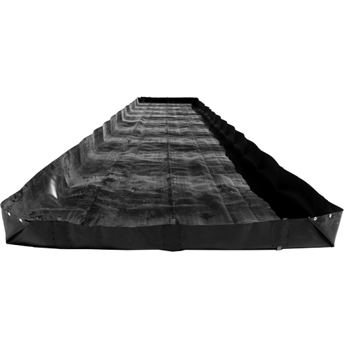 Economy Berms, 4488 gal. Capacity, 60' W x 10' L x 12" H, L-Bracket Seaboard Timber Mart