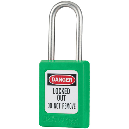 S31 Zenex Safety Padlocks, Green, Keyed Alike, Thermoplastic, 1-3/8" Width Seaboard Timber Mart