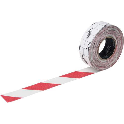 Premium Anti-Skid Tape, 2" x 60', Red & White Seaboard Timber Mart