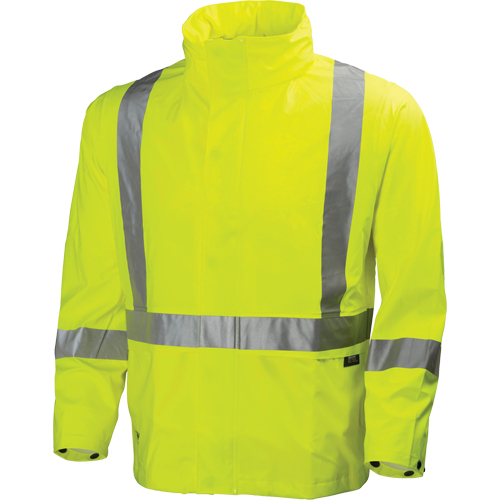 Veste imperm&eacute;able Narvik , Polyester, Jaune lime haute visibilit&eacute;, Petit Seaboard Timber Mart