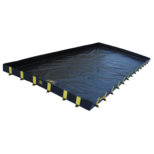 Bermes Rigid-Lock QuickBerm, Capacit&eacute; 1795 gal., 12' la x 20' lo x 12" h, Paroi &agrave; piquets Seaboard Timber Mart