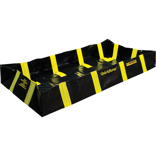 Bermes de confinement avec supports int&eacute;rieurs de parois QuickBerm , Capacit&eacute; 175 gal. US, 4' la x 6' lo x 12" h, Support &agrave; encliqueter Seaboard Timber Mart