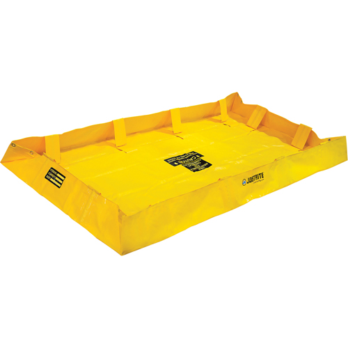 Berme de confinement Lite QuickBerm , Capacit&eacute; 159 gal., 4' la x 8' lo x 8" h, Support &agrave; encliqueter Seaboard Timber Mart