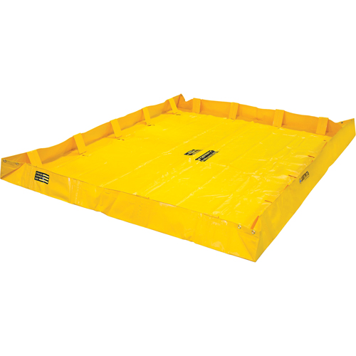 Berme de confinement Lite QuickBerm , Capacit&eacute; 398 gal. US, 8' la x 10' lo x 8" h, Support &agrave; encliqueter Seaboard Timber Mart