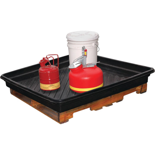 Ultra-Utility Trays&reg;, 40" L x 48" W x 3.5" H, 30 US gal. Spill Capacity Seaboard Timber Mart
