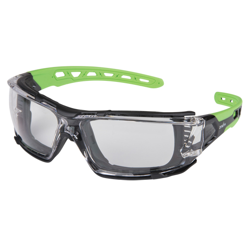 Lunettes de s&eacute;curit&eacute; s&eacute;rie Z2500 avec joint en mousse, Lentille Transparent, Antibu&eacute;e, ANSI Z87+/R&eacute;pond ou surpasse la norme CSA Z94.3 Seaboard Timber Mart