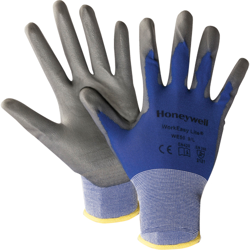 North&reg; Workeasy&reg; WE50 Lite Gloves, 9/Large, Polyurethane Coating, 18 Gauge, Nylon Shell Seaboard Timber Mart