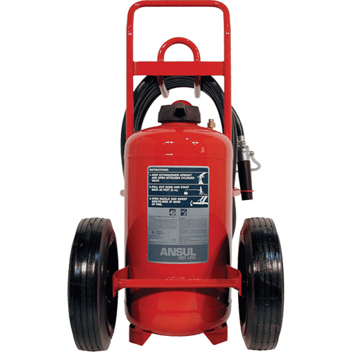 Red Line&reg; Wheeled Fire Extinguishers, BC, 125 lbs. Capacity Seaboard Timber Mart