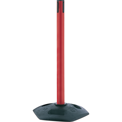 Single Line Heavy Duty Receiver Post, 38" High, Red Seaboard Timber Mart