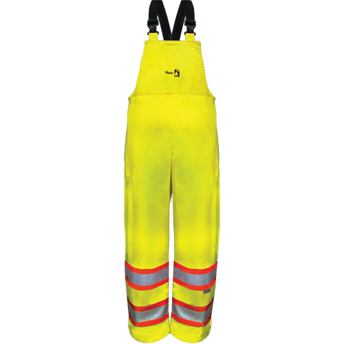 Hi-Vis FR/PU Safety Rain Bib Pants, 4X-Large Seaboard Timber Mart