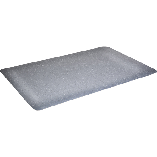 Tapis antimicrobiens WD Foodmaster, Lisse, 3' x 4' x 9/16", Gris, Mousse de vinyle Seaboard Timber Mart