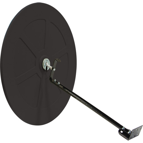 Convex Mirror with Bracket, Indoor/Outdoor, 30" Diameter Seaboard Timber Mart