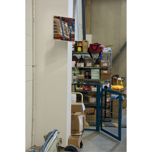 Flat Mirror, 12" H x 12" W, Framed Seaboard Timber Mart