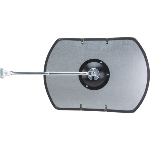 Roundtangular Convex Mirror with Telescopic Arm, 12" H x 18" W, Indoor/Outdoor Seaboard Timber Mart