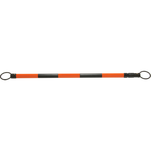 Retractable Cone Bar, 7' 5" Extended Length, Black/Orange Seaboard Timber Mart