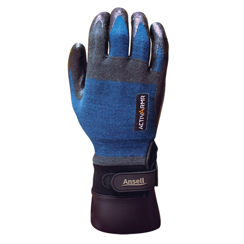 Gants ActivArmr HVAC 97-002, 9/Grand, R&ecirc;vetement Nitrile, Calibre 18, Enveloppe en Nylon Seaboard Timber Mart