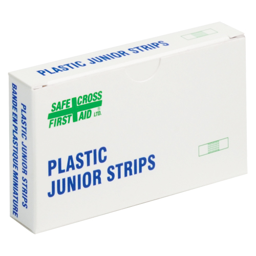 Bandages en bandes Juniors, Rectangulaire/carr&eacute;e, 1-1/2", Plastique, Non st&eacute;rile Seaboard Timber Mart