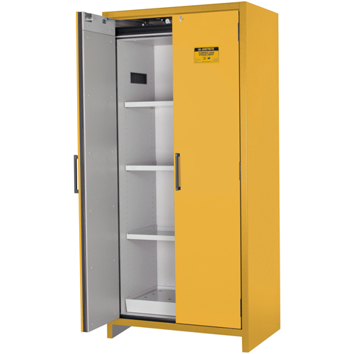 90-Minute EN Safety Storage Cabinet, 30 gal., 2 Door, 35.16" W x 76.89" H x 24.21" D Seaboard Timber Mart