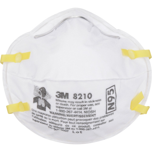 Respirateurs contre les particules 8210, N95, Certifi&eacute; NIOSH Seaboard Timber Mart