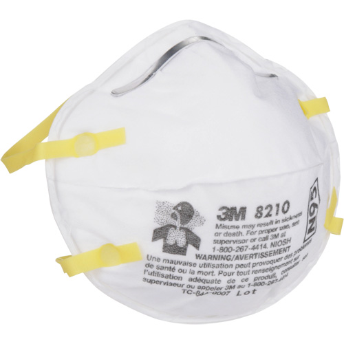 Respirateurs contre les particules 8210, N95, Certifi&eacute; NIOSH Seaboard Timber Mart
