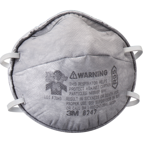 8247 Particulate Respirators, R95, NIOSH Certified Seaboard Timber Mart