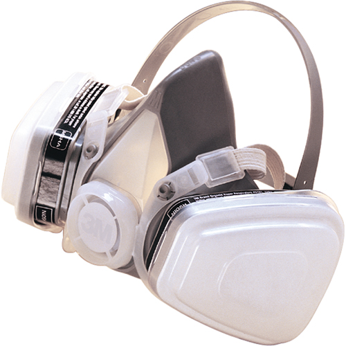 Respirateur jetable &agrave; demi-masque P95 peinture &agrave; pulv&eacute;riser/pesticides, &eacute;lastom&egrave;re/Thermoplastique, Moyen Seaboard Timber Mart